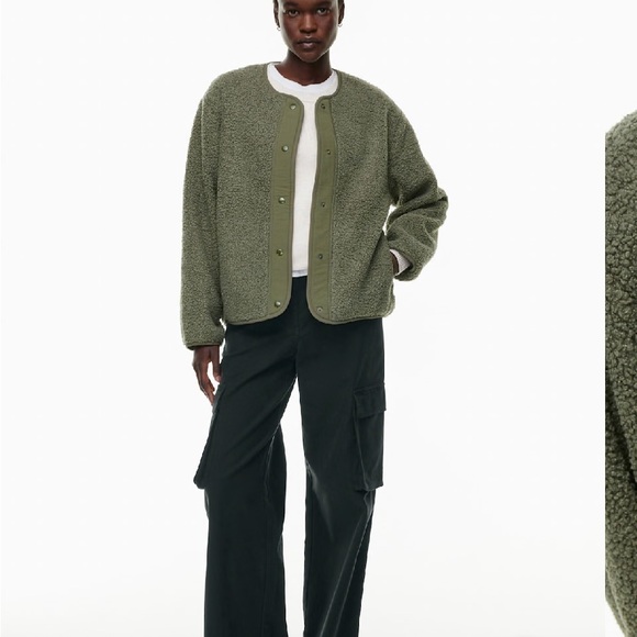 Aritzia Wilfred Free Sherpa Liner Jacket xs absolutely like new condition - Picture 16 of 16